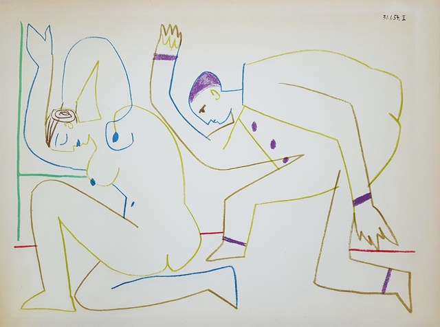 Pablo Picasso, ‘Untitled (Revue Verve)’, 1954, Print, Lithograph, Graves International Art