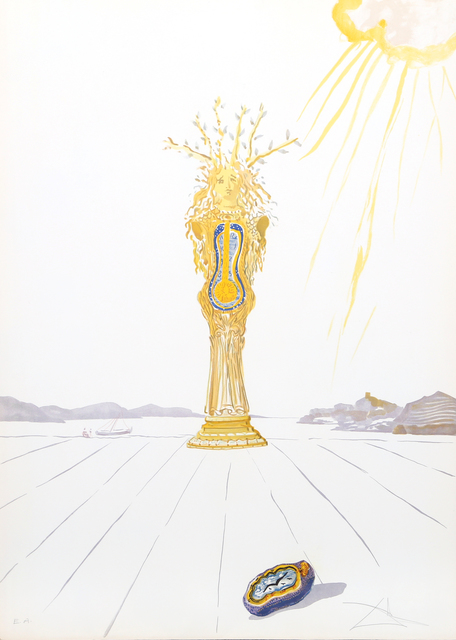 Salvador Dalí, ‘Barometer Woman (Barometer) from Time’, 1976, Print, Lithograph on Arches, RoGallery