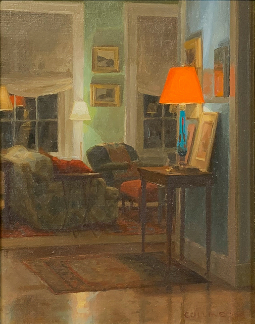 Jacob Collins, ‘Evening Interior’, 2009, Painting, Oil on panel, Adelson Galleries