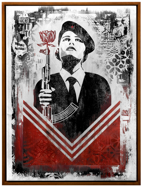 Shepard Fairey, ‘Peace Guard 2’, 2018, Galerie Ernst Hilger