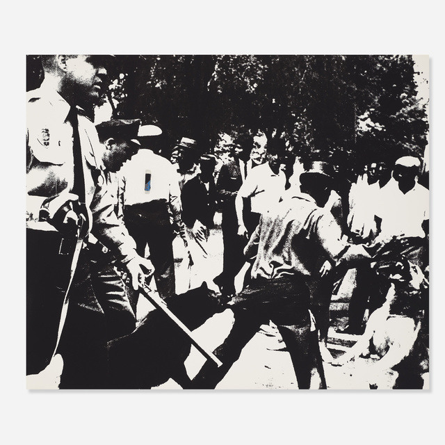 Andy Warhol, ‘Birmingham Race Riot from the X + X (Ten Works by Ten Painters) portfolio’, 1964, Rago/Wright