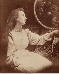 May Prinsep as Elaine