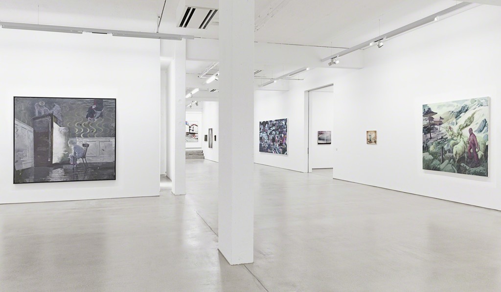 G2 #1 installation view with paintings by (fr. le. to ri.) Ruprecht von Kaufmann, Rigo Schmidt, Tobias Lehner, Peter Krauskopf, Matthias Weischer and Tilo Baumgärtel, photo: Dotgain.info © the artists & G2 Kunsthalle, Leipzig. G2 #1 installation view with paintings by (fr. le. to ri.) Ruprecht von Kaufmann, Rigo Schmidt, Tobias Lehner, Peter Krauskopf, Matthias Weischer and Tilo Baumgärtel, photo: Dotgain.info © the artists & G2 Kunsthalle, Leipzig.