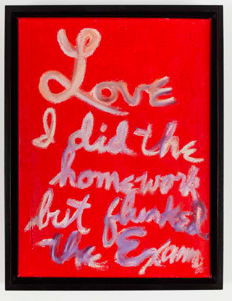 Rene Ricard, ‘Love...’, 2010-2012, Painting, Oil and acrylic on canvas, Half Gallery