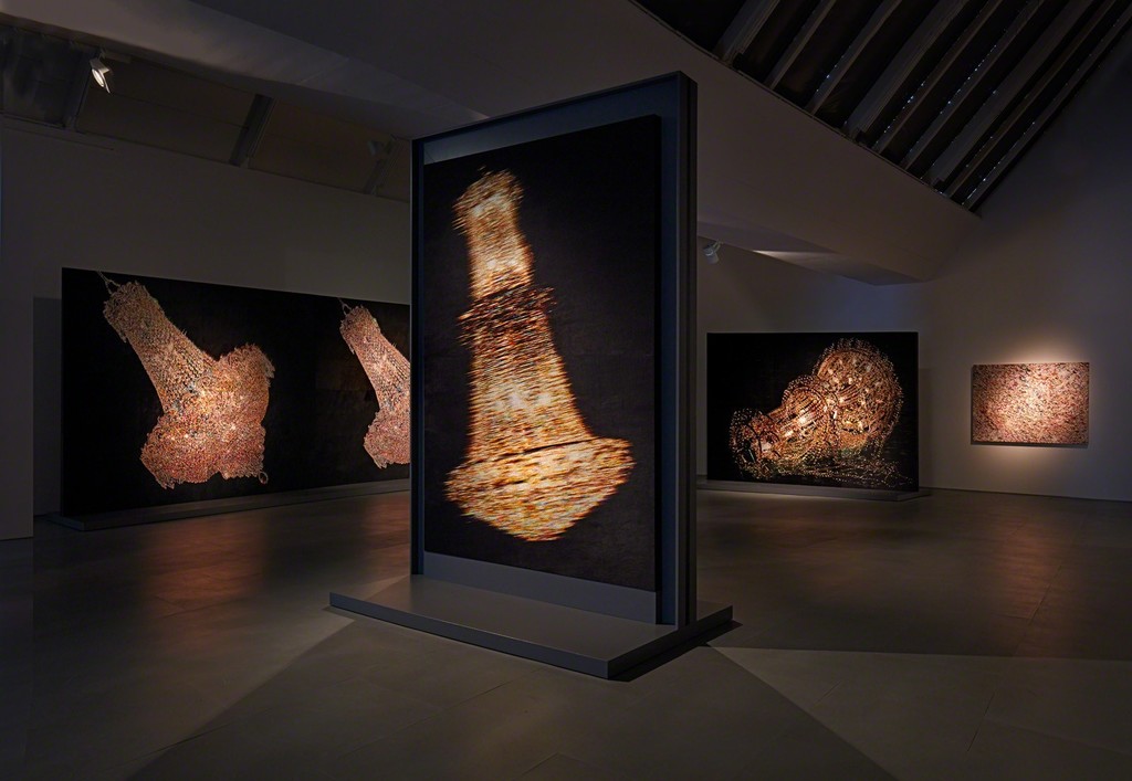 Kyungah Ham, exhibition view at carlier | gebauer, 2017. Courtesy of the artist and carlier | gebauer. Kyungah Ham, exhibition view at carlier | gebauer, 2017. Courtesy of the artist and carlier | gebauer.