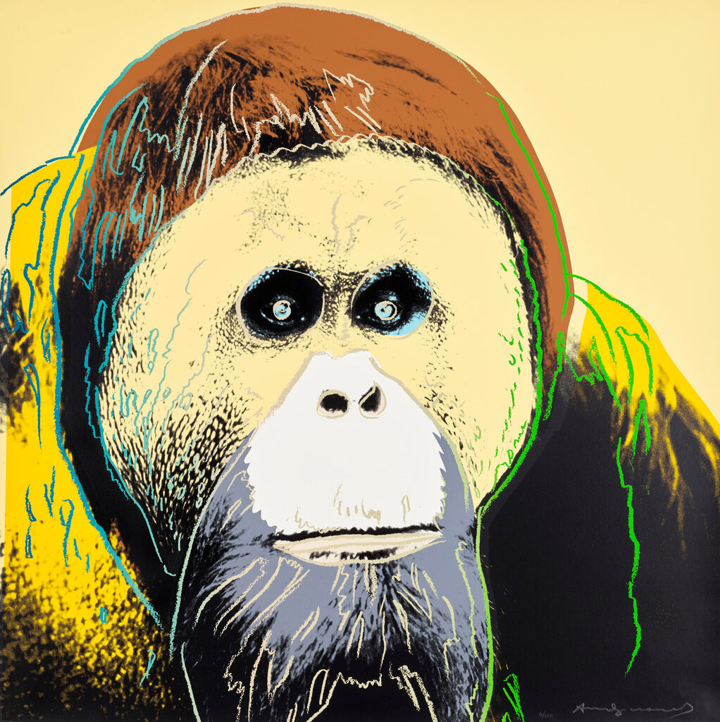 Andy Warhol - Orangutan, from Endangered Species (F. & S. 299)