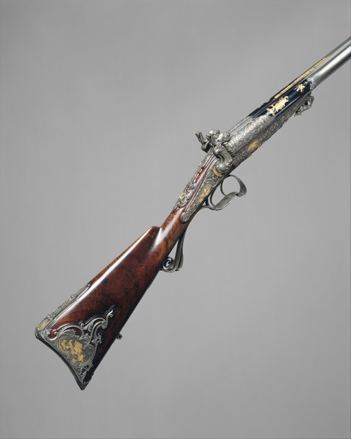 Léopold Bernard, ‘Double-Barrel Breech-Loading Pinfire Shotgun’, 1866, The Metropolitan Museum of Art