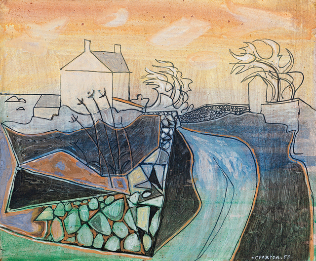 John Craxton, ‘Street Scene’, Strauss & Co