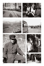 Seven works: (i) Street Scene (Bicycles); (ii) Gate and Statue of Mao; (iii) Scooters; (iv) Airport Parking Lot; (v) Young Man at Great Wall; (vi) Old Man; (vii) Park