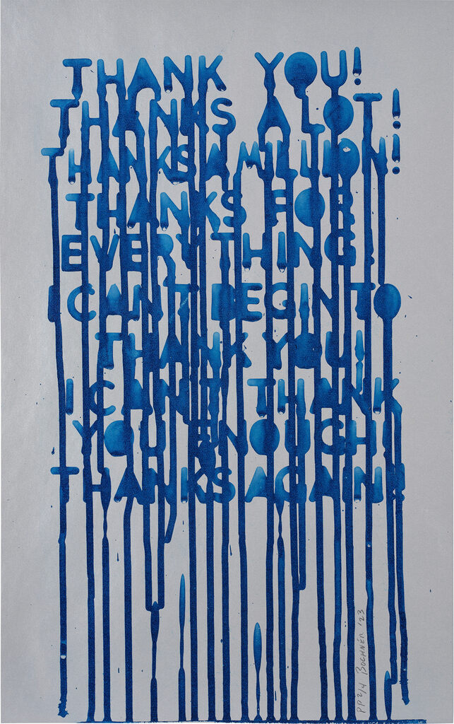 Mel Bochner - Thank You (K. 2023.01)