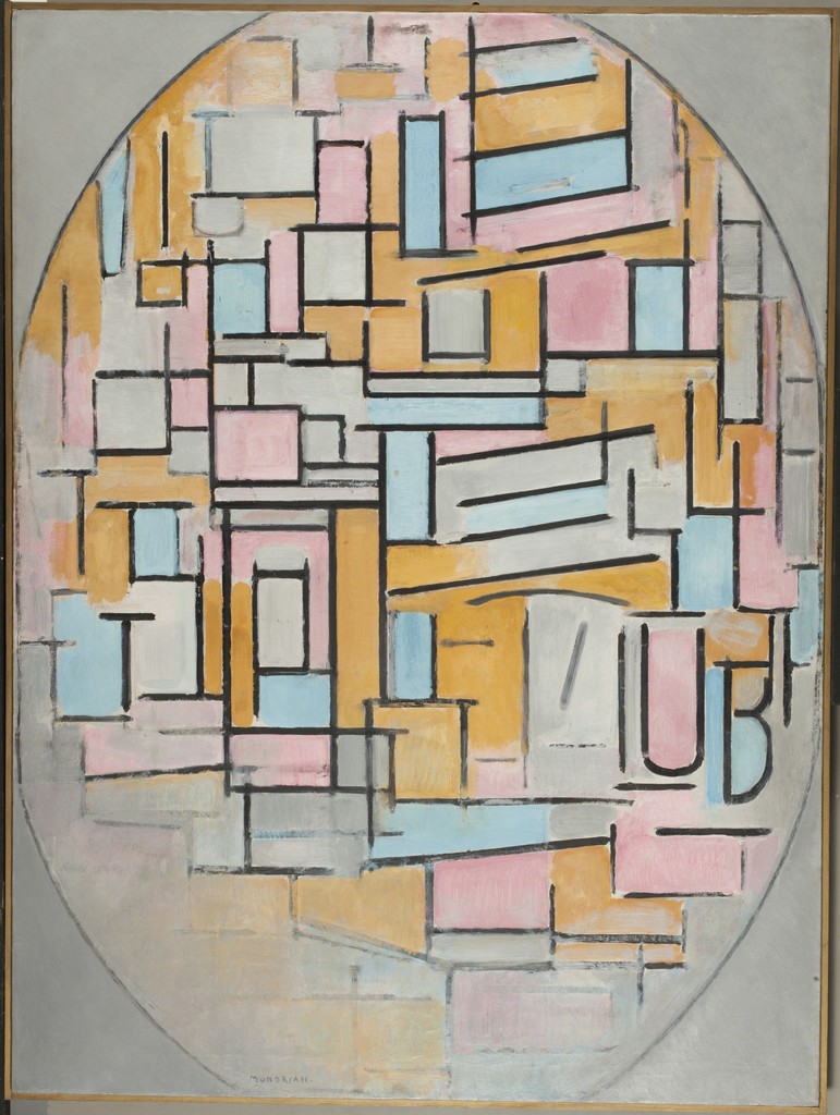 Piet Mondrian, 'Composition in Oval with Colour Planes 2,' 1914, Turner Contemporary