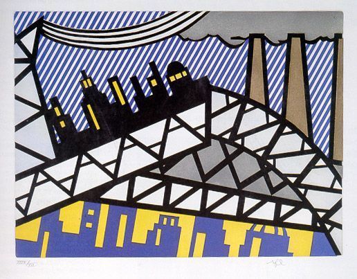 Roy Lichtenstein, ‘Illustration for "Bayonne en Entrant dans NYC"’, 1992, Vertu Fine Art