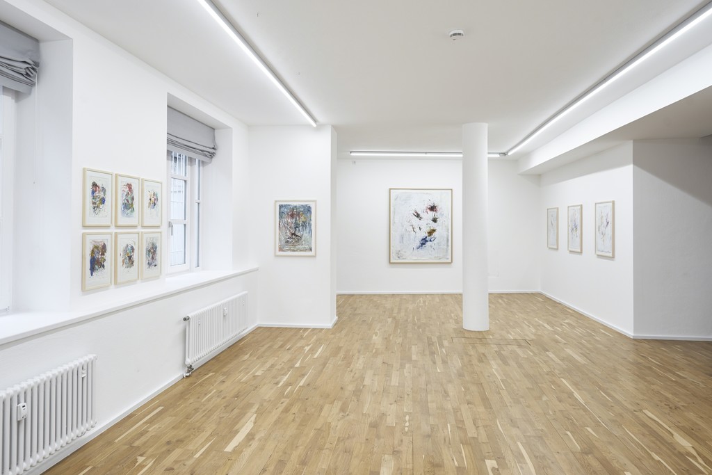 Installation view, Hedwig Eberle, Neue Arbeiten auf Papier 2017 Installation view, Hedwig Eberle, Neue Arbeiten auf Papier 2017