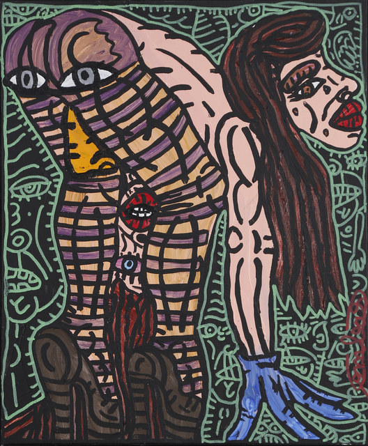 Robert Combas, ‘Femme penchée’, ca. 1995, Painting, Acrylique sur toile, David Pluskwa