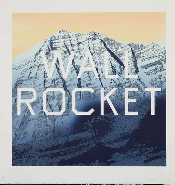 Ed Ruscha, ‘Wall Rocket’, 2013, Galerie Maximillian