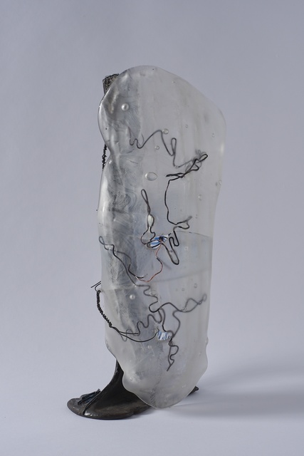 Nancy Cohen, ‘Indicated Landscape’, 2020, Sculpture, Glass, metal and handmade paper, Kathryn Markel Fine Arts