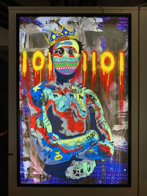 Norman O'Flynn, ‘Timekeeper 35 -King’, 2017, Print, Lightbox, LED, dimmable, Art Supermarket