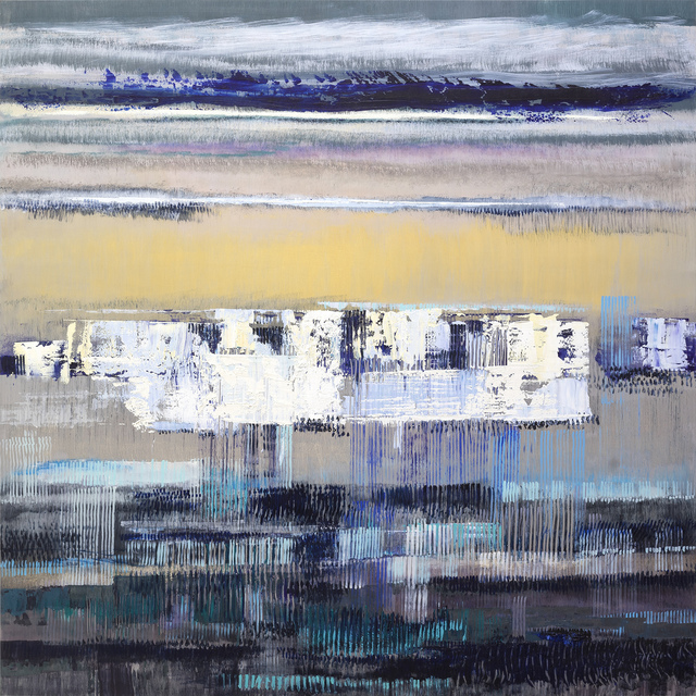 Bruno Kurz, ‘Lumnis I’, 2018, Painting, Acrylic and oil on metal, Odon Wagner Gallery