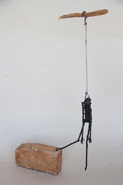 Pedro Luis Cuellar, ‘La siesta / The NAP’, 2012, Sculpture, Welded steel, wire and concrete, ArteMorfosis - Cuban Art Platform