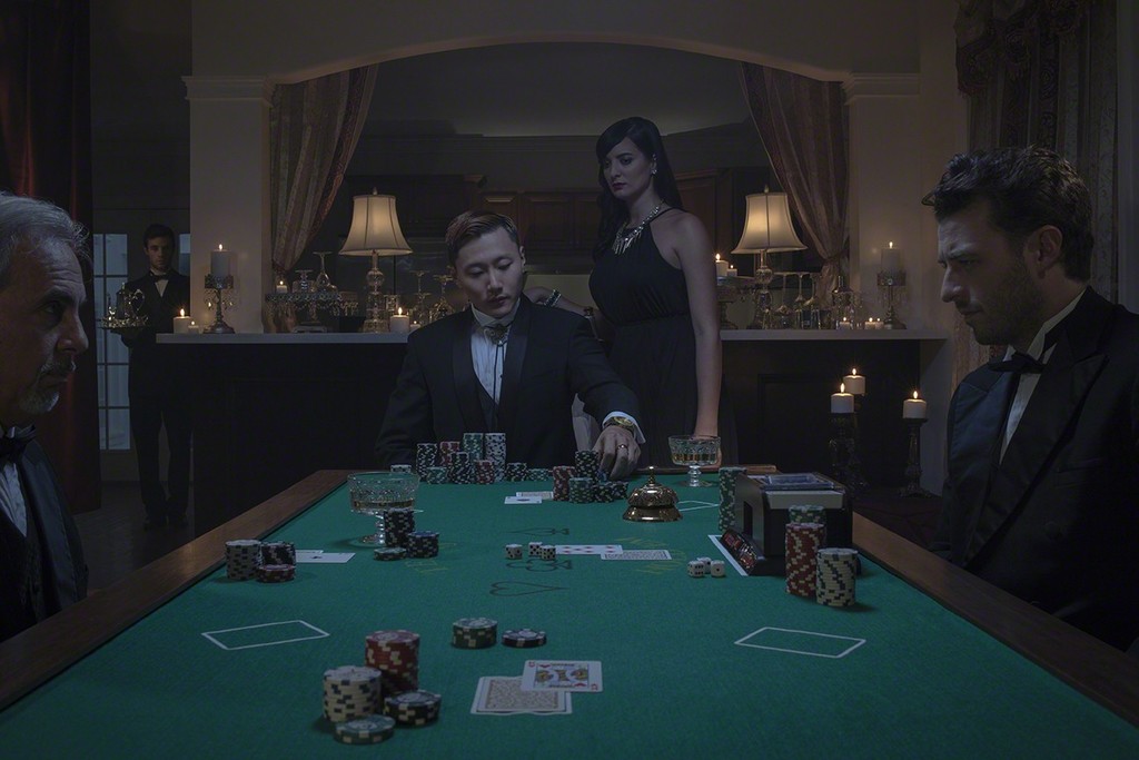 Digital C-Print entitled 'Blackjack' from Feng's series, 'The American Dream.' Digital C-Print entitled 'Blackjack' from Feng's series, 'The American Dream.'