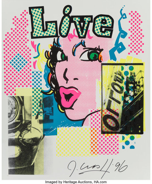 CRASH, ‘Live at the Apollo’, 1996, Print, Screenprint in colors on aluminium, Heritage Auctions