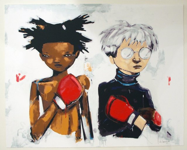 Hebru Brantley, ‘NO MORE PUBLIC BATTLES, JUST PRIVATE WARS ’, 2017, Marcel Katz Art