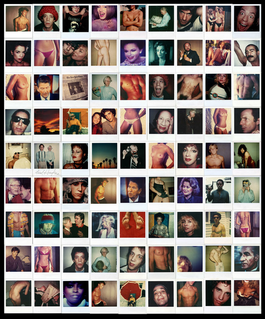 Christopher Makos, ‘Portraits of an Era, Polaroid Collage #1 (81 Portraits)’, 1975-1984, Photography, Archival Pigment Print, Fahey/Klein Gallery