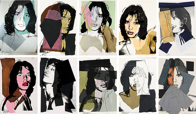 Andy Warhol, ‘Mick Jagger Complete Portfolio (FS II.138-147)’, 1975, Revolver Gallery