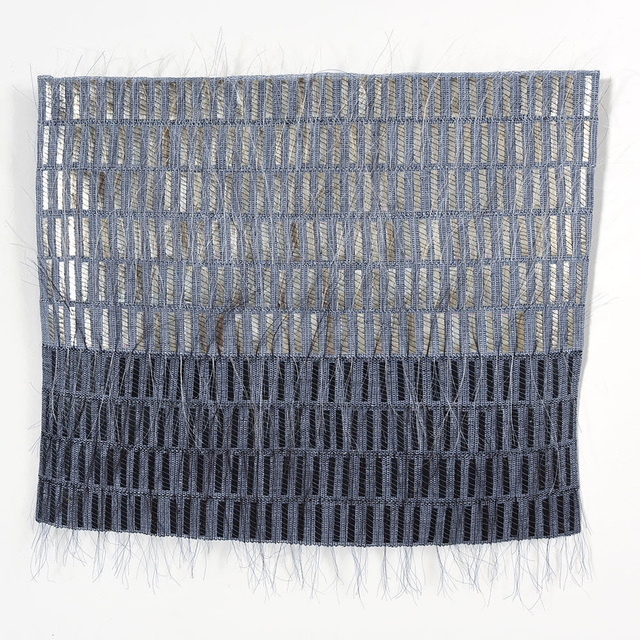 Adela Akers, ‘Dark Horizon’, 2016, Textile Arts, Linen, horsehair and metal, browngrotta arts