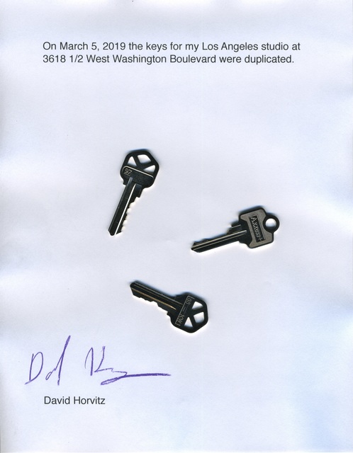 David Horvitz, ‘Studio Keys’, 2019, Public Art Fund Benefit Auction