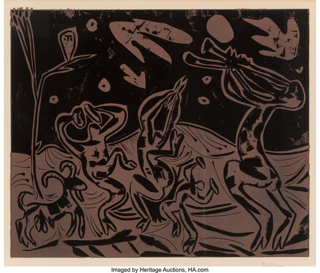 Pablo Picasso, ‘Les danseurs au Hibou’, 1959, Heritage Auctions