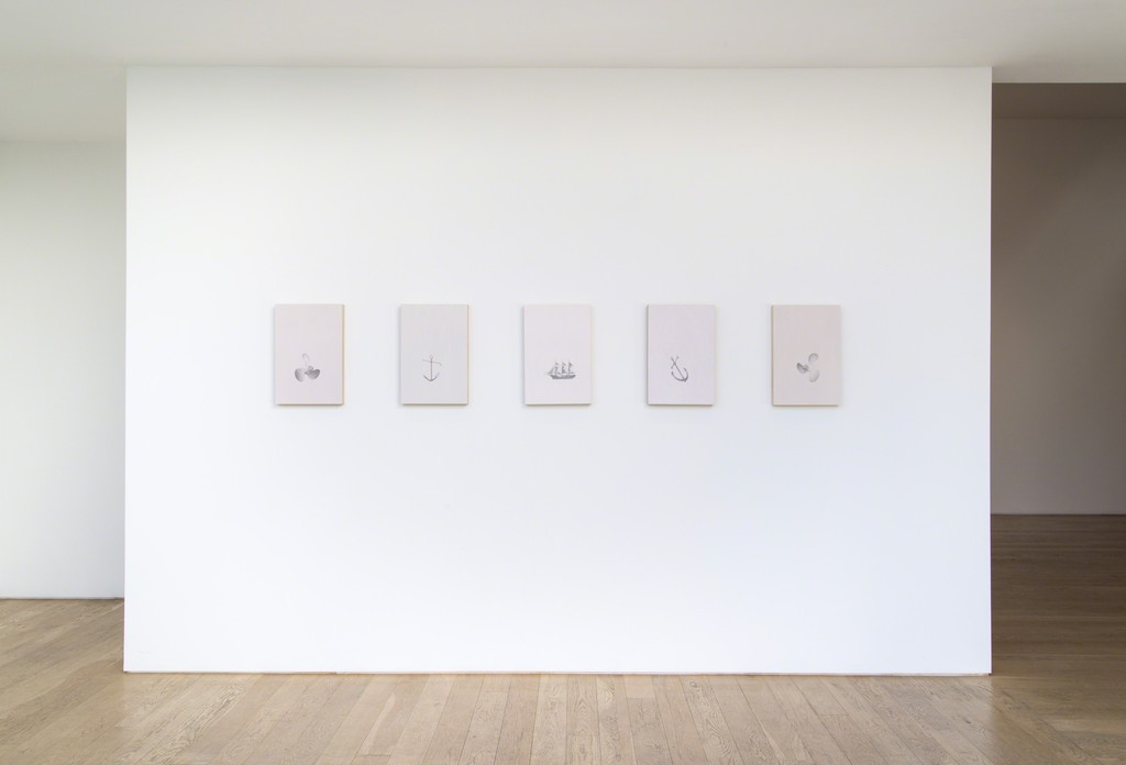 Installation view of Blue McRight, "Drink Me," 2015. Installation view of Blue McRight, "Drink Me," 2015.