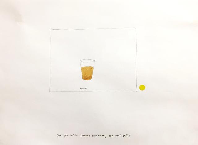 Jonathan Monk, ‘CAN YOU BELIEVE SOMEONE PAID FOR THAT SHIT’, 1996, Galleria Pack