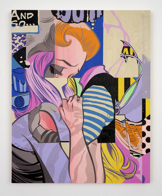 POSE, ‘Spiral - Print on Wood (Printers Proof)’, 2015, Print, 17 Color Screen Print on Birch Panel, BEYOND THE STREETS