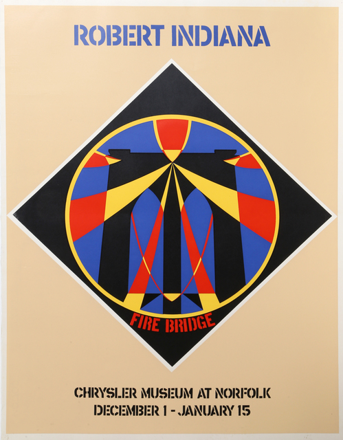 Robert Indiana, ‘Fire Bridge: Chrysler Museum at Norfolk, December 1 - January 15’, ca. 1965, RoGallery