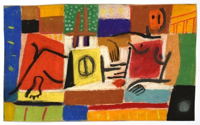 Carlos Carnero, ‘Untitled’, ca. 1956, Painting, Tempera on cardboard, Galería de las Misiones