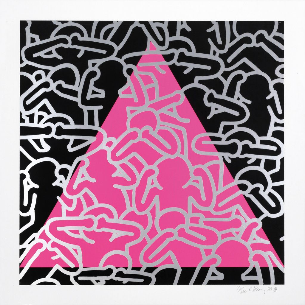Keith Haring - Silence = Death