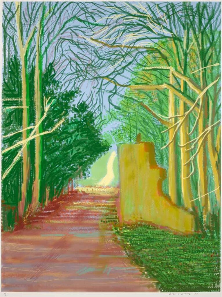 David Hockney - The Arrival of Spring in Woldgate, East Yorkshire in 2011 (twenty eleven) - 19 March