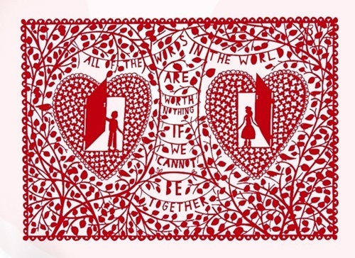 Rob Ryan, ‘All Of The Words In The World’, 2010, Print, Silkscreen print, artrepublic