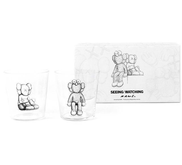 KAWS, ‘Seeing/Watching Companion Glass Set’, 2018, Design/Decorative Art, Glass, Curator Style