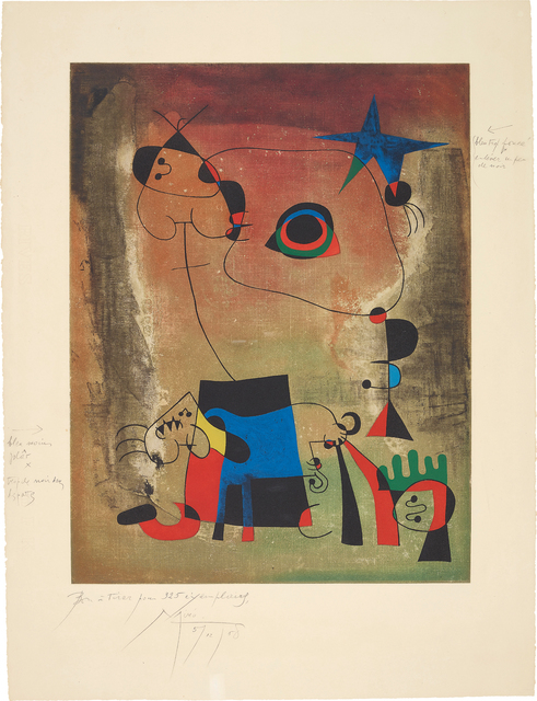 Joan Miró, ‘Le chien bleu (The Blue Dog)’, 1958-59, Phillips