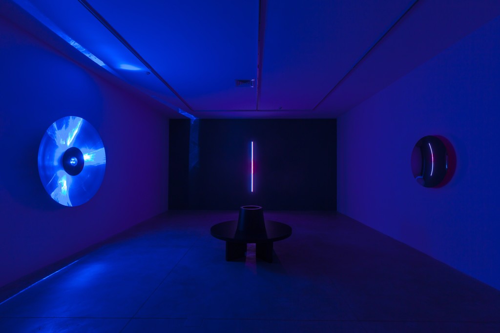 Installation view of Chris Levine: Light is Love Installation view of Chris Levine: Light is Love