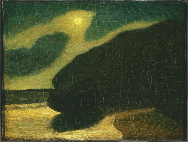 Albert Pinkham Ryder, ‘Moonlit Cove’, 1880s, Painting, Oil on canvas, Phillips Collection