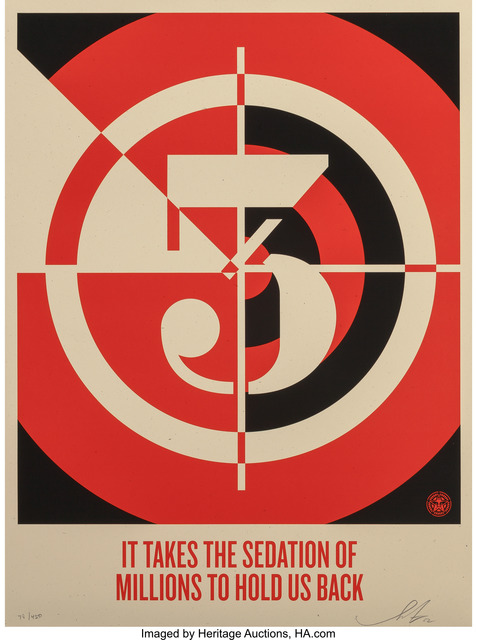 Shepard Fairey, ‘Sedation of Millions’, 2012, Heritage Auctions