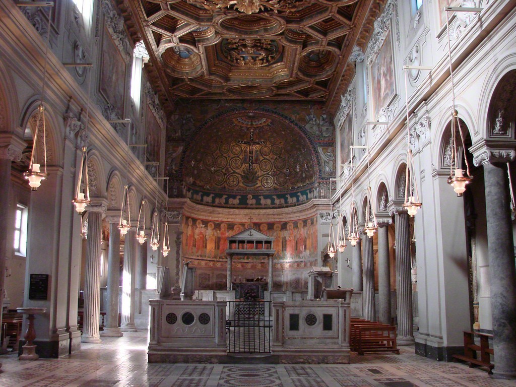 Rome, Italy | Church of San Clemente, Rome: nave (1128) | Artsy