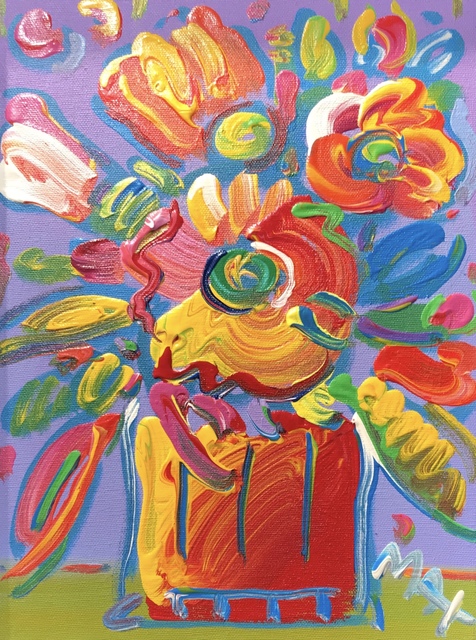 Peter Max Vase Of Flowers 2010 Available For Sale Artsy