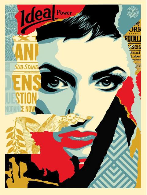 Shepard Fairey (OBEY), ‘Ideal Power’, 2017, Art for ACLU Benefit Auction
