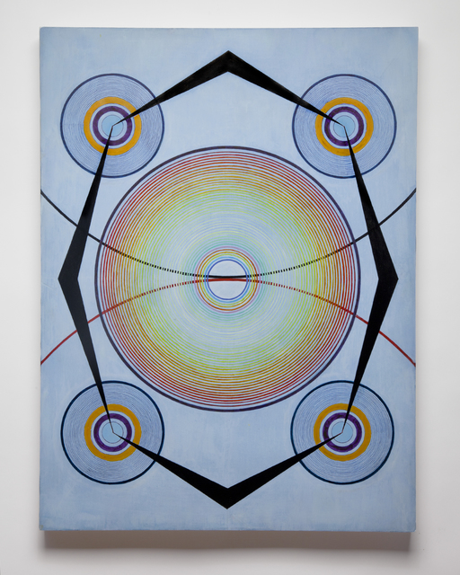 Tayo Heuser, ‘Cradle’, 2017, Painting, Ink and acrylic on wood panel, Jason Jacques Gallery