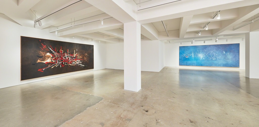 Georges Mathieu: Monumental Paintings at Nahmad Contemporary
photo by Tom Powel Imaging © Comité Georges Mathieu - 2019 Artists Rights Society - ARS New York - ADAGP Paris Georges Mathieu: Monumental Paintings at Nahmad Contemporary
photo by Tom Powel Imaging © Comité Georges Mathieu - 2019 Artists Rights Society - ARS New York - ADAGP Paris