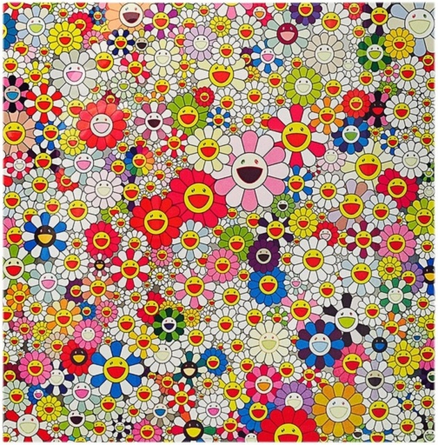 Takashi Murakami, ‘Flowers in Heaven’, 2010, Print, Offset lithograph with colours, on wove paper, Lougher Contemporary